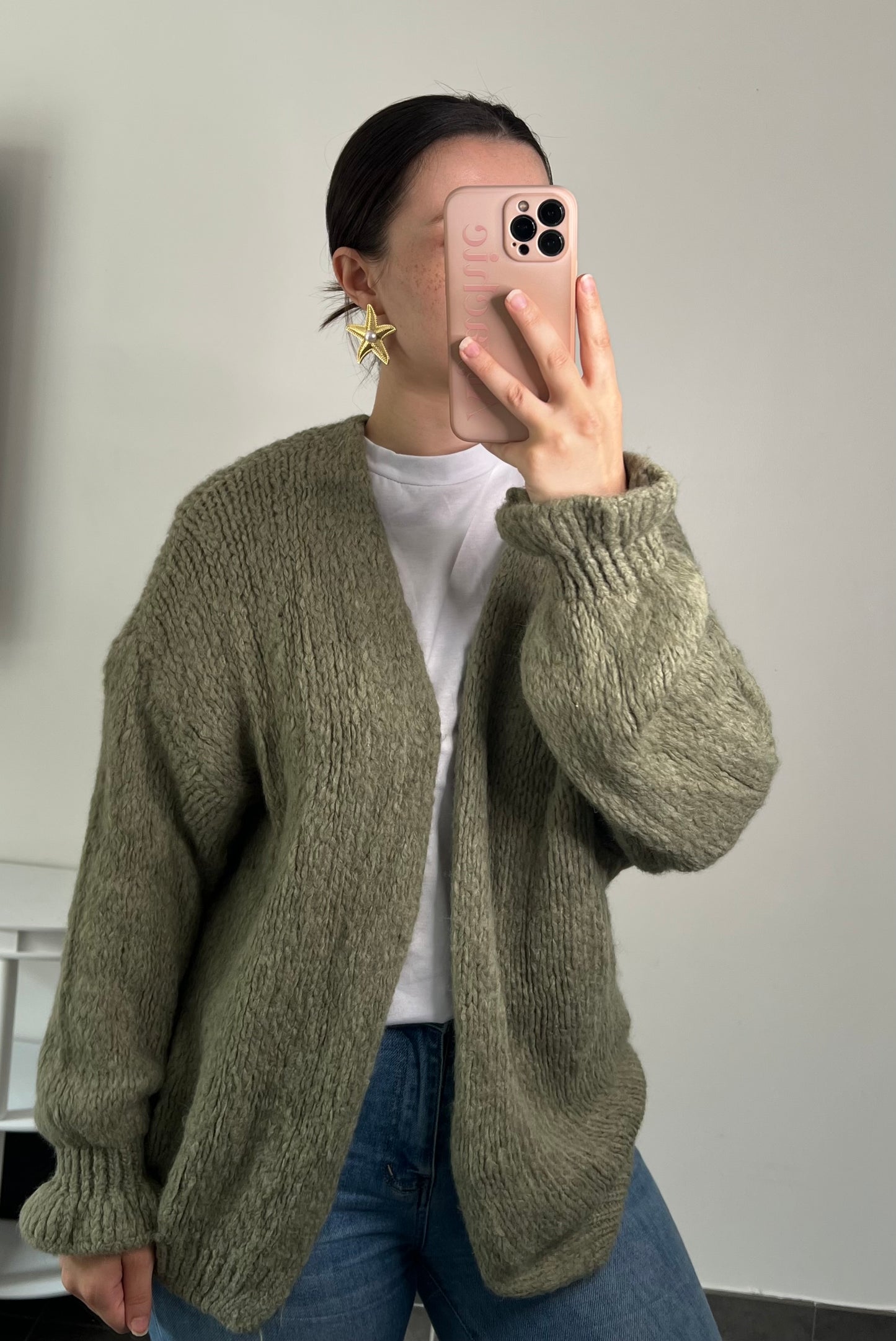 GILET LÉNA KAKI