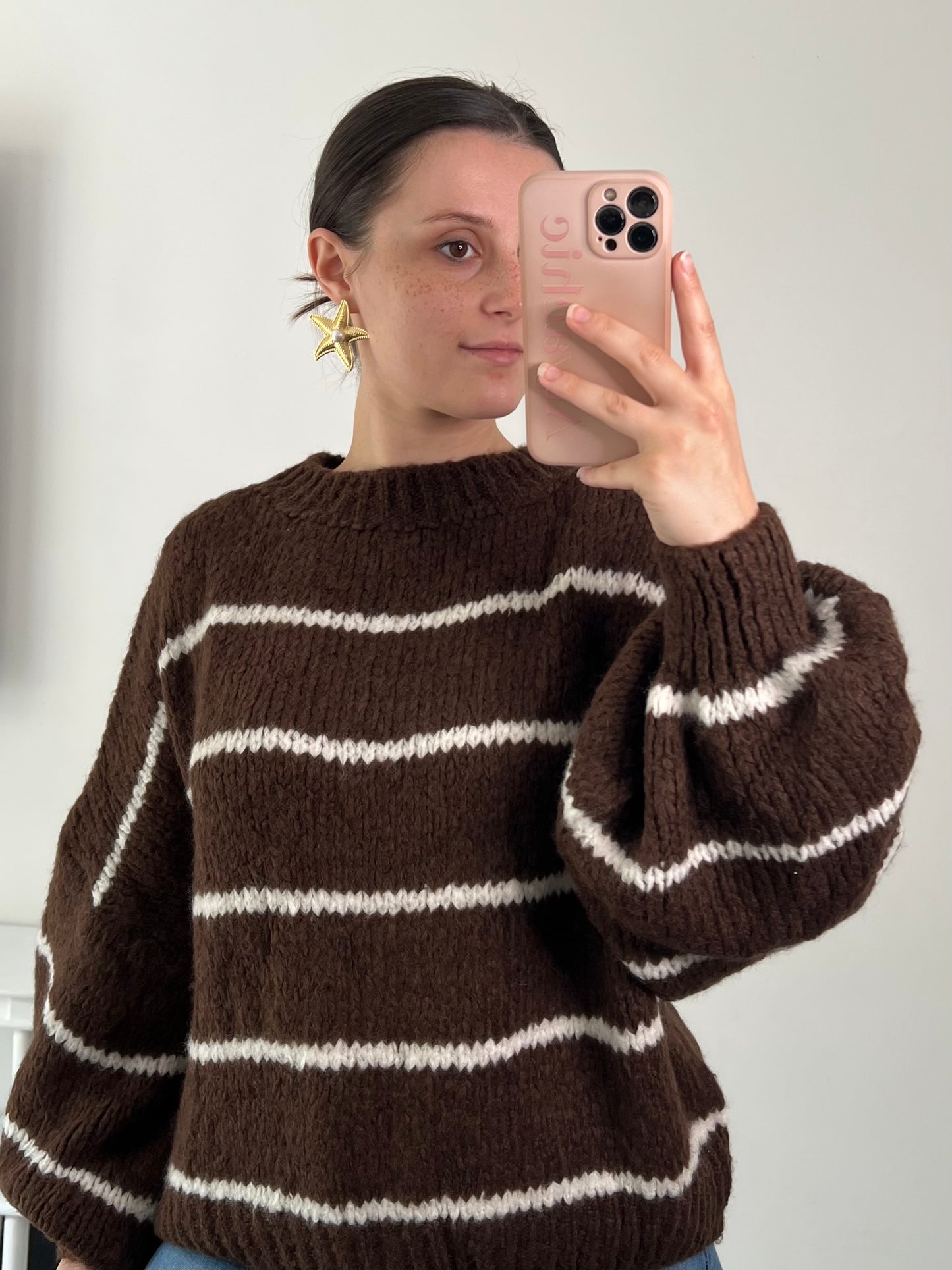 PULL CONSTANCE MARRON