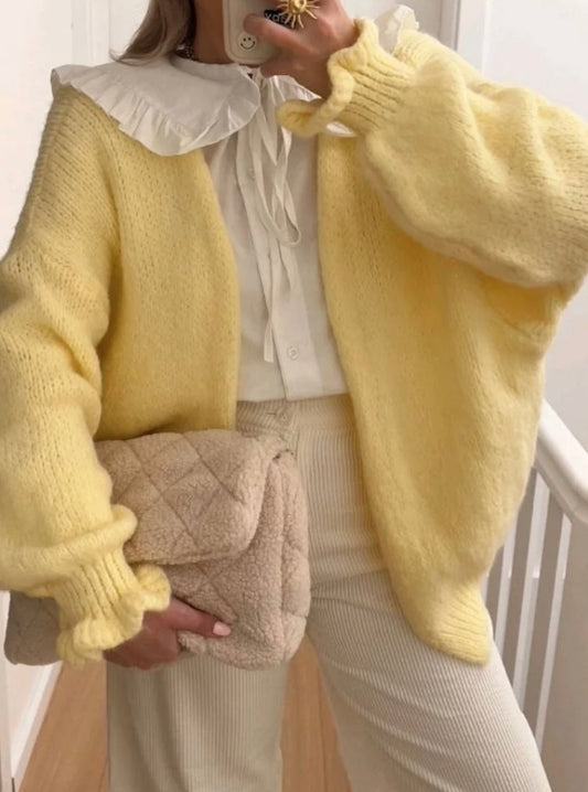 GILET LÉNA JAUNE