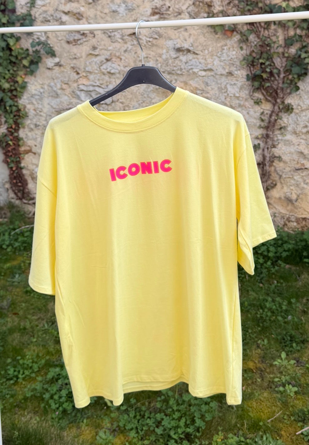 T-shirt ICONIC JAUNE