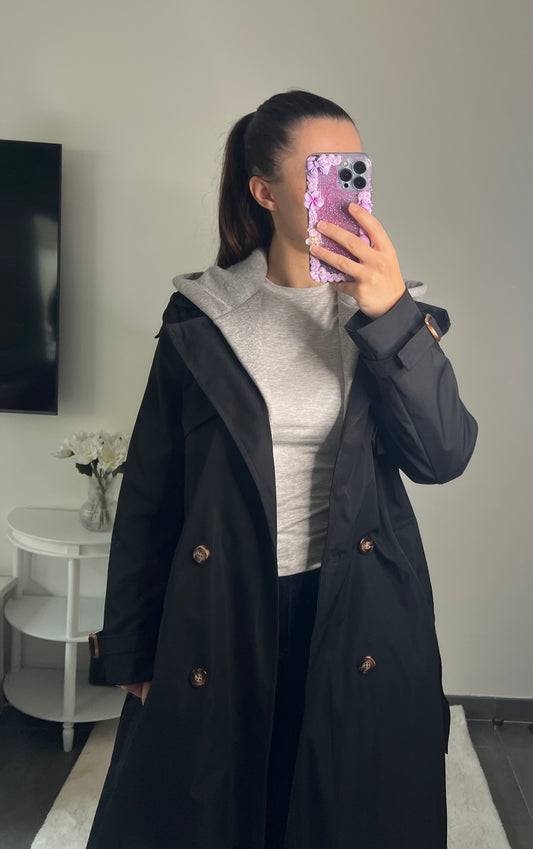 Trench à capuche ZOÉ