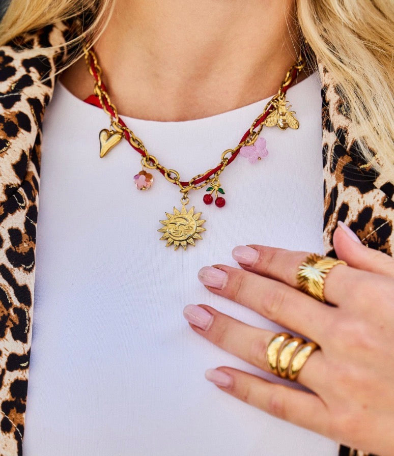 COLLIER CERISE
