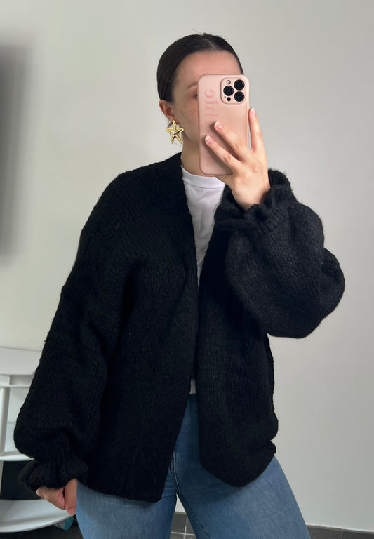 GILET LÉNA NOIR